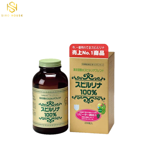 Viên uống tảo xoắn Spirulina Japan Algae Nhật Bản 2200 viên