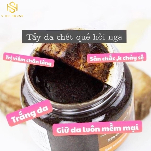 Tẩy tế bào chết body quế hồi Nga 