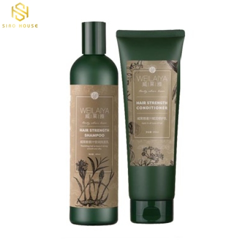 Bộ gội xả gừng tươi WEILAILA Zingiber Officinale Juice Hair Strength