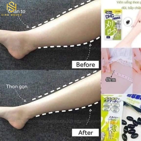Viên uống thon chân DHC (20 Viên) 