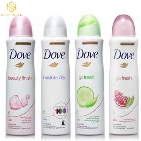 Xịt khử mùi Dove NỮ