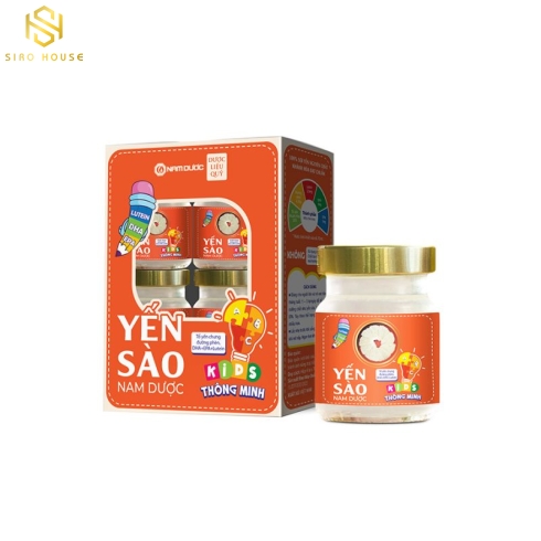 Nước yến sào NAM DƯỢC trẻ em Kids Thông Minh 4 hũ x 70mL