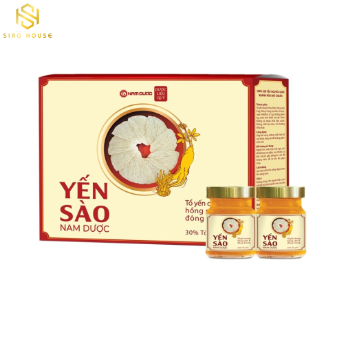 Yến Sào Chưng Hồng Sâm & Đông Trùng NAM DƯỢC  (6 lọ x70mL)