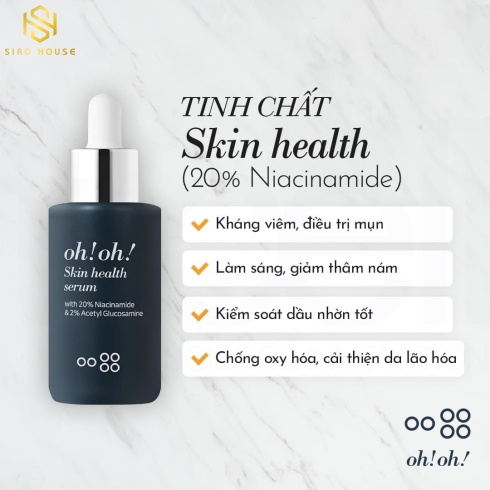 Tinh Chất Dưỡng Sáng Da, Giảm Thâm Nám oh!oh! Skin Health Serum Hàn Quốc