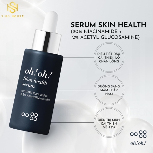 Tinh Chất Dưỡng Sáng Da, Giảm Thâm Nám oh!oh! Skin Health Serum Hàn Quốc