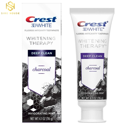 Kem đánh răng CREST 3D WHITE Whitening Therapy Charcoal 116g