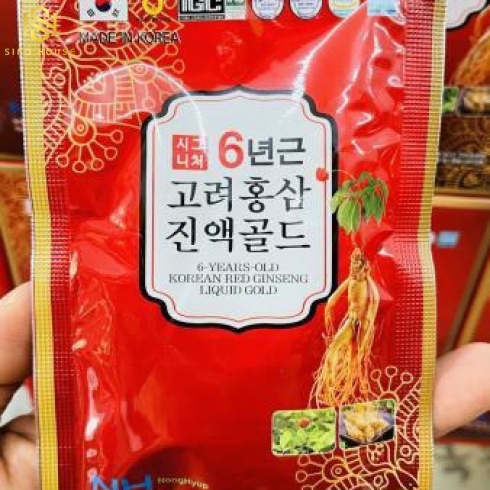 Nước Hồng Sâm SMS BIO PHARM Hàn Quốc hộp 30 gói x 70ml 