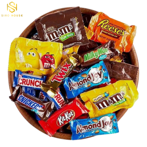 Kẹo Hỗn Hợp Chocolate 150 Pieces Kirkland 2.55Kg của Mỹ