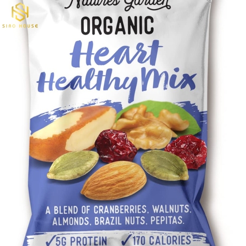 Hạt hỗn hợp HEART HEALTHY Trail Mix Snack Packs Multi Pack (Gói 24 túi nhỏ x 34g)