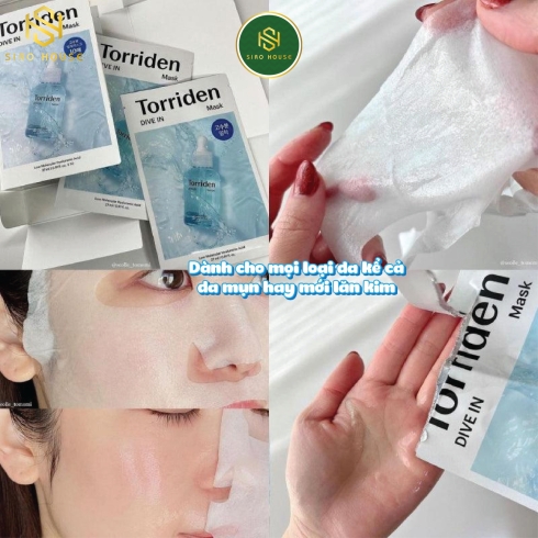 Mặt nạ TORRIDEN Low Molecular Hyaluronic Acid 27mL (1 miếng)