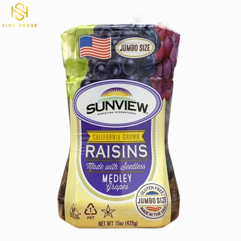 Nho sấy hỗn hợp SUNVIEW 425g