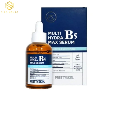 Tinh chất phục hồi cho da dầu PrettySkin Multi Hydra B5 Max Serum 50ml (Xanh đậm)