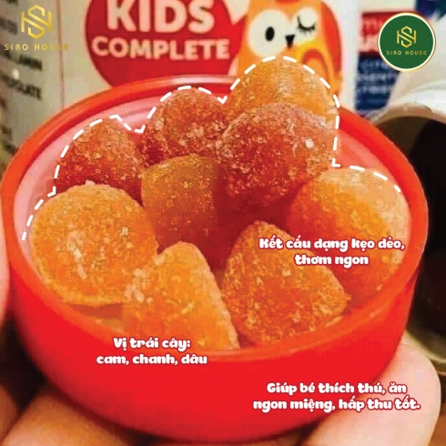 Kẹo dẻo bổ sung đa vitamin trẻ em SMARTY PANTS Kids Formula Multivitamins Omega-3 Fish Oil Vitamin D3 and Choline 180v