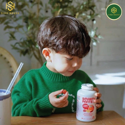 Kẹo dẻo bổ sung đa vitamin trẻ em SMARTY PANTS Kids Formula Multivitamins Omega-3 Fish Oil Vitamin D3 and Choline 180v