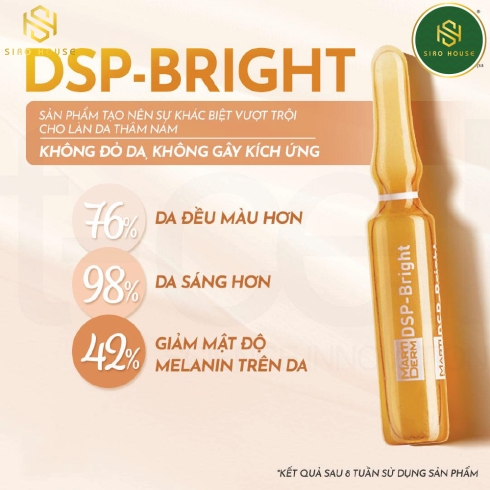 Tinh chất MARTI DERM Pigment Zero DSP Bright Ampoule (Hộp trắng 30 ống x 2mL)