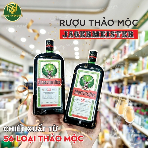 Rượu 56 vị thảo mộc JAGERMEISTER 1000mL 