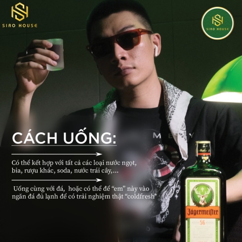 Rượu 56 vị thảo mộc JAGERMEISTER 1000mL 