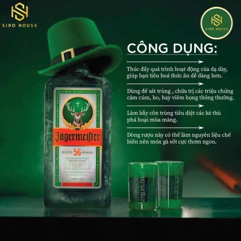 Rượu 56 vị thảo mộc JAGERMEISTER 1000mL 