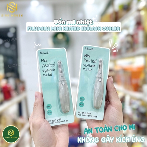 Uốn mi nhiệt Fillimilli Mini Heated Eyelash Curler