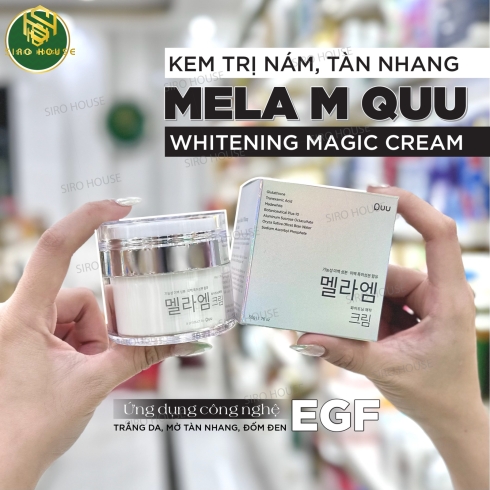 Kem trị nám MELA M Quu Whitening Magic Cream 50g