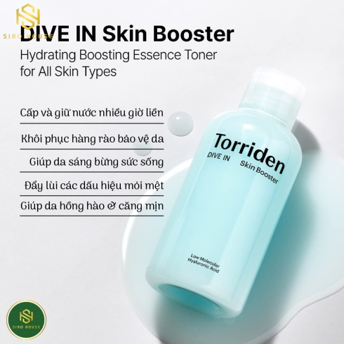 Nước hoa hồng TORRIDEN  Dive In Skin Booster 200mL