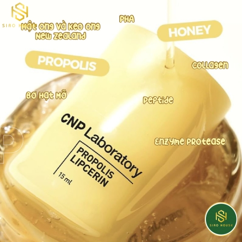 Dưỡng môi keo ong CNP Propolis Lipcerin 15mL