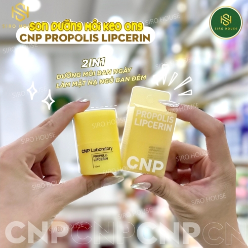 Dưỡng môi keo ong CNP Propolis Lipcerin 15mL