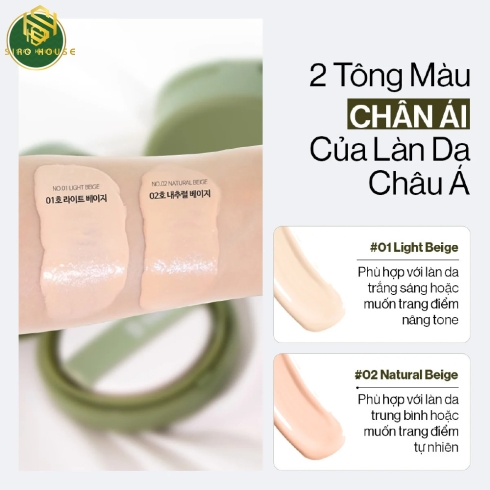 Phấn nước GLAMRR Q Vegan Super Cover Cushion SPF50+/PA+++