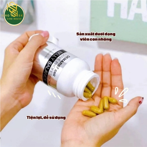Viên uống tan mỡ bụng GENIE Belly Balance 130v 