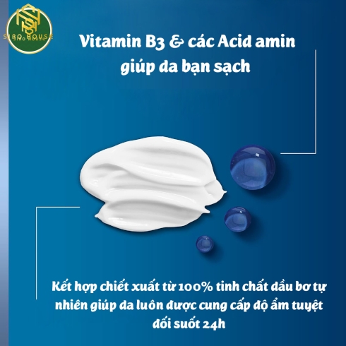 Sữa tắm dưỡng ẩm VASELINE Total Moisture Body Wash 1000mL