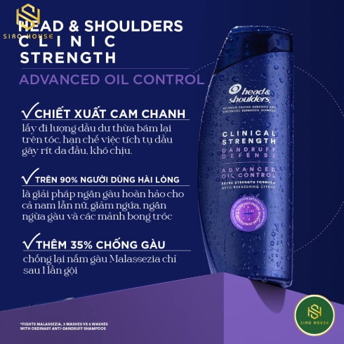 Dầu gội thuốc đặc trị gàu HEAD & SHOULDERS 400mL 