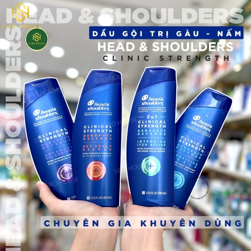 Dầu gội thuốc đặc trị gàu HEAD & SHOULDERS 400mL 