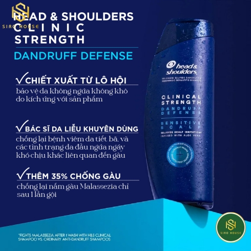 Dầu gội thuốc đặc trị gàu HEAD & SHOULDERS 400mL 