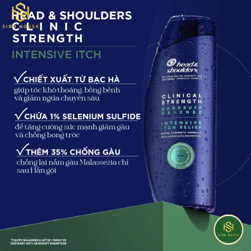 Dầu gội thuốc đặc trị gàu HEAD & SHOULDERS 400mL 