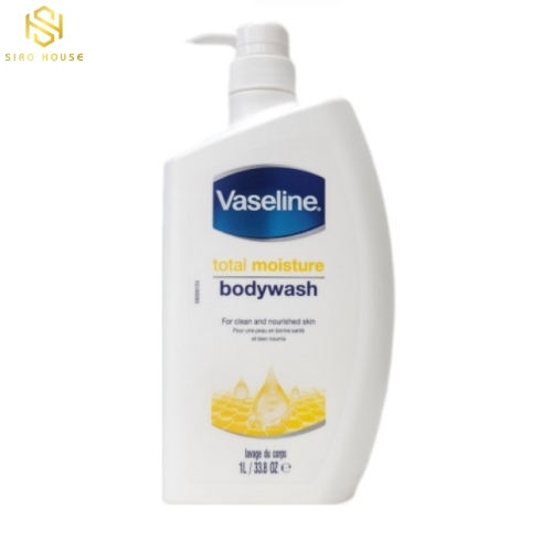 Sữa tắm dưỡng ẩm VASELINE Total Moisture Body Wash 1000mL