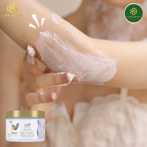 Tẩy tế bào chết toàn thân DOVE Body Love Night Recovery Body Polish 340g