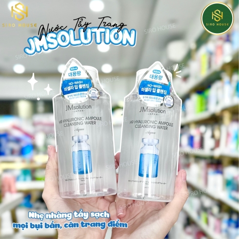 Nước tẩy trang JMSUTION #Water Luminous S.O.S Cleansing Water 500mL