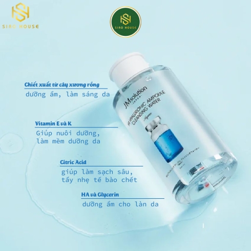 Nước tẩy trang JMSUTION #Water Luminous S.O.S Cleansing Water 500mL