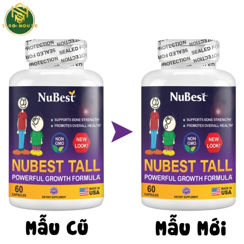  Viên uống tăng chiều cao NUBEST Tall Powerful Growth Formula 60v