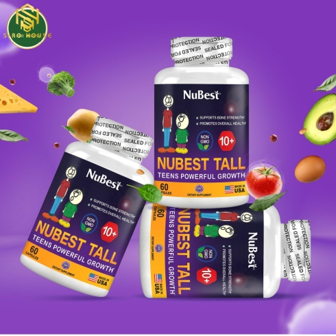  Viên uống tăng chiều cao NUBEST Tall Powerful Growth Formula 60v