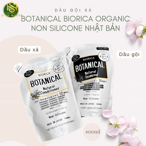 Bộ gội xả BIORICA Botanical Natural 400mL