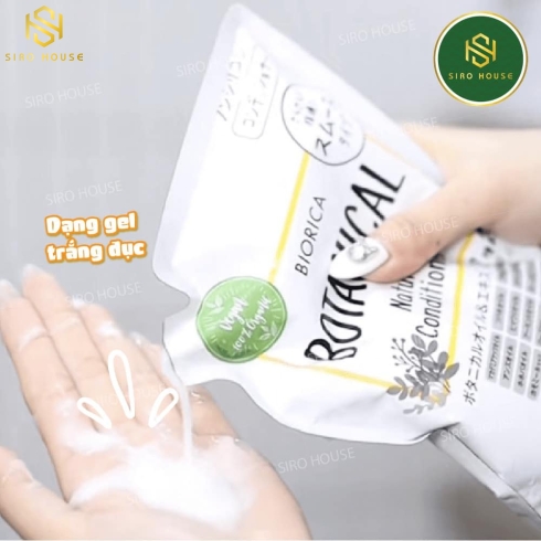 Bộ gội xả BIORICA Botanical Natural 400mL