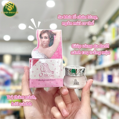 Kem giảm thâm nách Q-Nic Care Whitening Underarm Cream 15g 