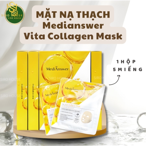 Mặt nạ thạch MEDIANSWER Vita Collagen