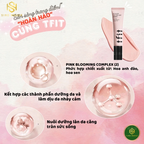 Kem lót kiềm dầu TFIT Delicate Silk Veil Art Primer 30mL
