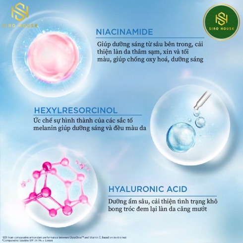 Dưỡng thể VASELINE Gluta-Hya Smoothing Perfector 70X 300ml 