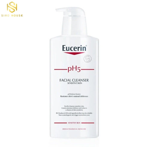 Sữa rửa mặt EUCERIN pH5 Facial Cleanser Sensitive Skin 400mL