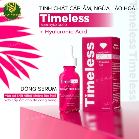 Tinh chất TIMELESS Matrixyl 3000 + Hyaluronic Acid Serum 30mL