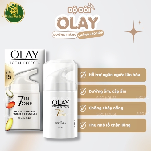 Set kem dưỡng OLAY Night & Day SPF 15