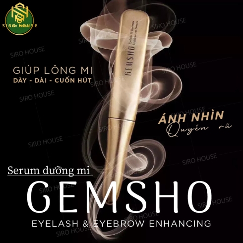 Tinh chất dưỡng mi GEMSHO Eyelash & Eyebrow Multi-active Serum 3mL